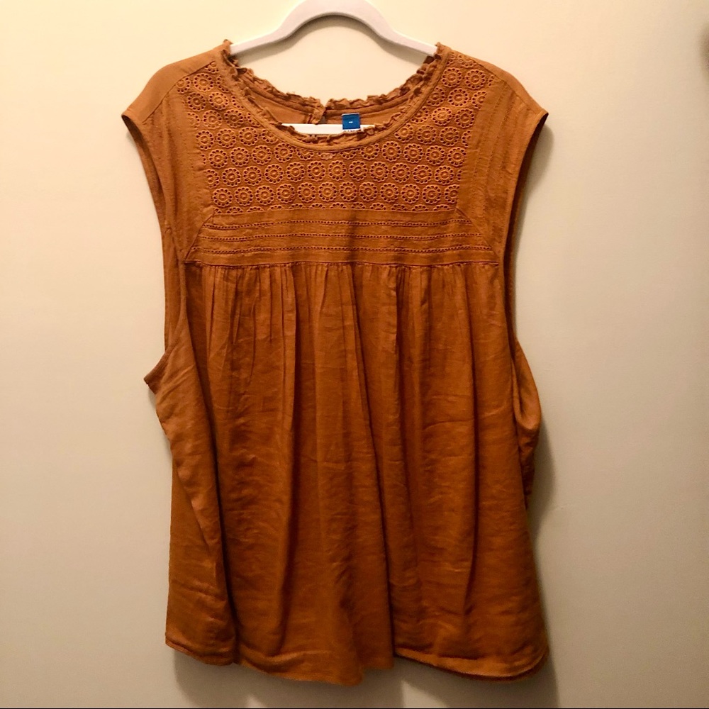 Old Navy Sleeveless Top - 4x Mustard Yellow
